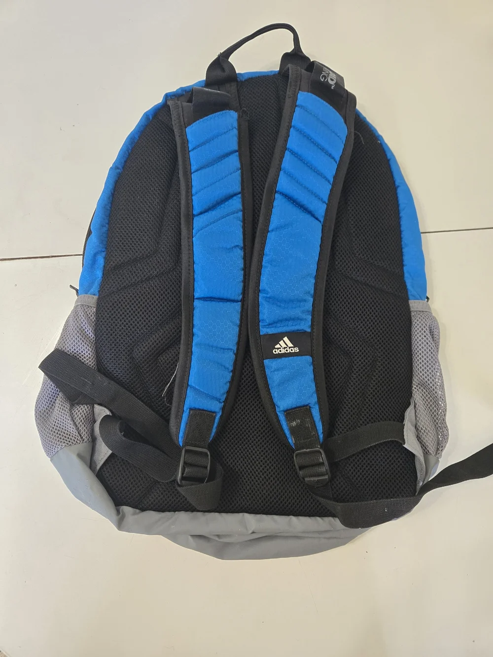USED Adidas Backpack B1610127947 04-08-16 #0127947 Blue Black